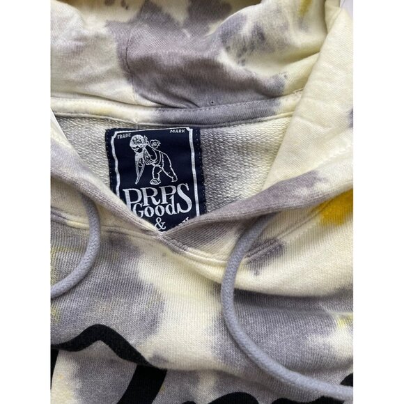 PRPS Logo Tie Dye Hoodie Yellow ( XL ) - Picture 3 of 4